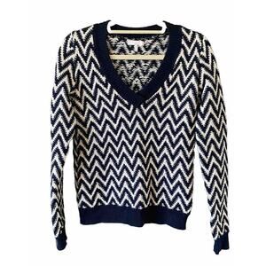 Adam Lippes Sweater Womens Size Medium Wool Cotton Knit Pullover Preppy Designer